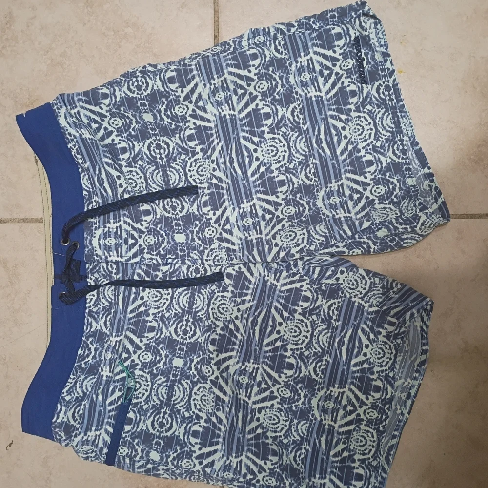 Patagonia Blue Printed Men's Board Shorts